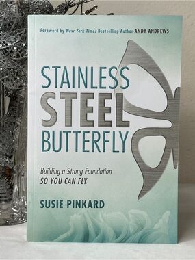 Stainless Steel Butterfly by Susie Pinkard Self Help